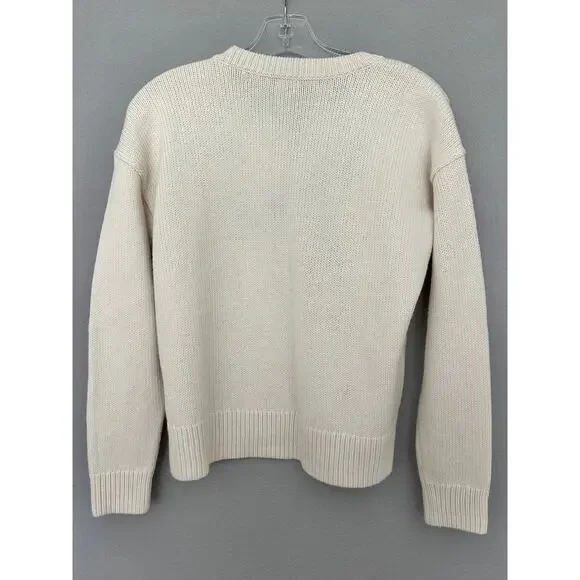 Madewell Making Faces Intarsia Knit Sweater Merino Wool Small - Picture 6 of 9